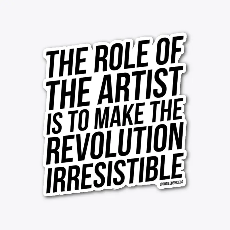 THE ROLE OF THE ARTIST