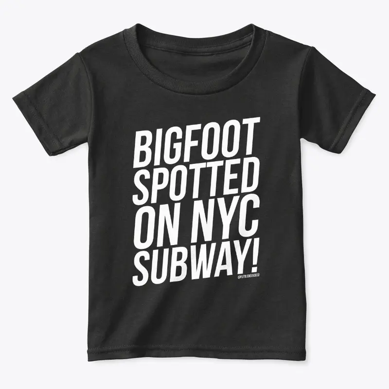 BIGFOOT SPOTTED ON NYC SUBWAY!